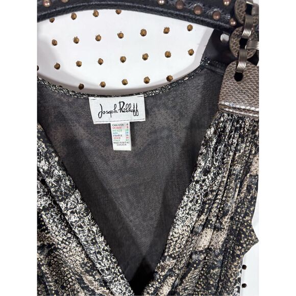 Joseph Ribkoff snakeskin dress size 6 - Picture 6 of 9